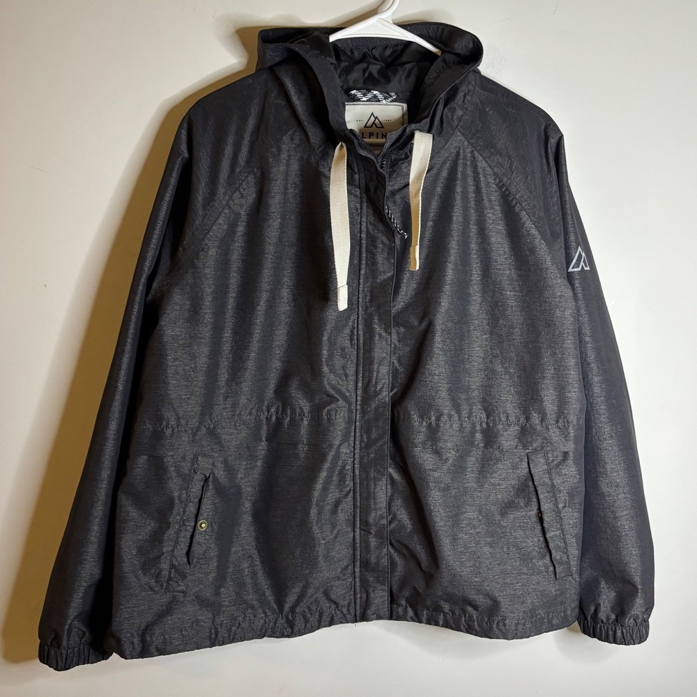 Alpine Design Gray Windbreaker Jacket Women XXL